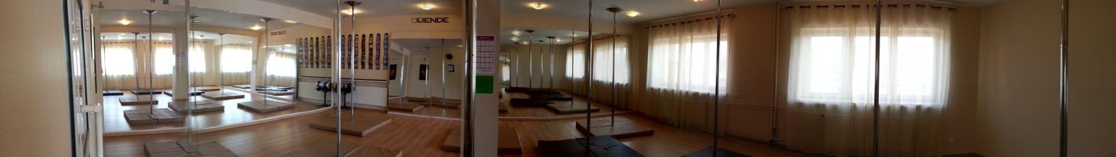 Sala Vertical z drążkami do pole dance